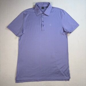 G/Fore Golf Polo Men's L Purple Performance Stretch Logo Shirt